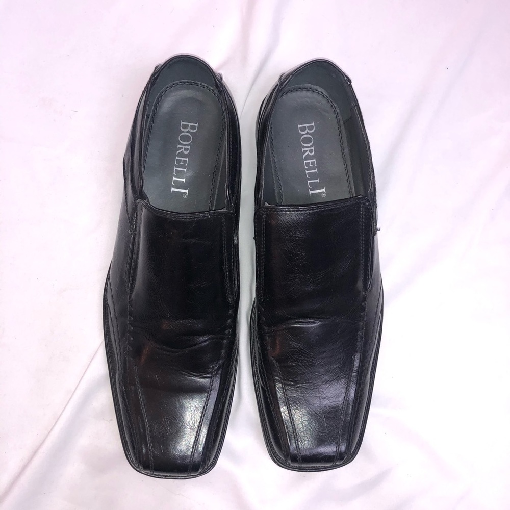 Men’s Borelli Black Shoes - Size 11 - Picture 4 of 5